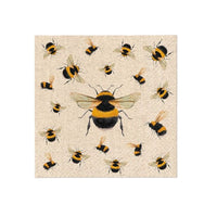 Nassau decoupageservet Dancing Bees, 33 × 33 cm