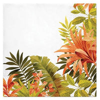 Nassau decoupageservet Exotic Frame, 33 × 33 cm