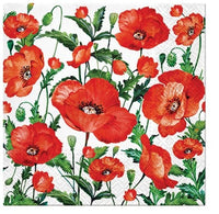 Decoupageservet Flanders Poppy 33 × 33 cm