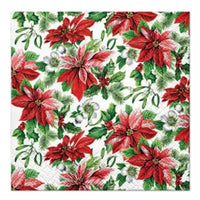 Servet voor decoupage Nassau Glory kerstster, 25 × 25 cm