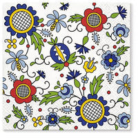 Decoupageservet Kashubian Style – 33 × 33 cm