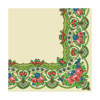 Decoupageservet bloemenmotief – 33 × 33 cm