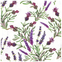 Decoupageservet Lavender Twigs 33 × 33 cm