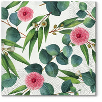 Decoupageservet Leaves of Eucalyptus 33 × 33 cm