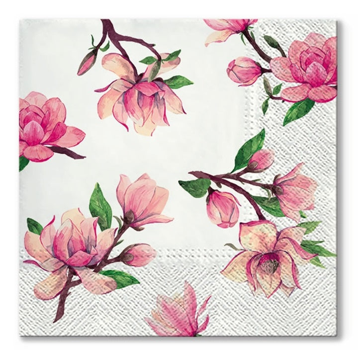 Decoupageservet Magnolia Springs – 33 × 33 cm