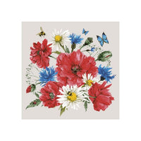 Nassau decoupageservet Mix of Wild Flowers 33 × 33 cm