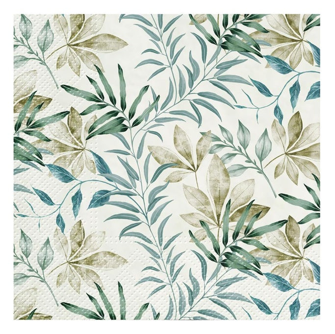 Decoupageservet Natural Flow, 33 × 33 cm