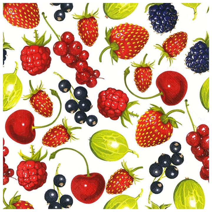 Nassau decoupageservet Fruit 33 × 33 cm