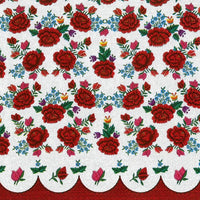 Decoupageservet Poppies Embroidery Pattern – 33 × 33 cm
