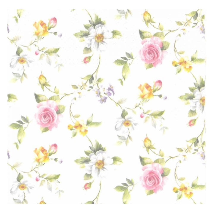 Decoupageservet Tender Roses, 33 × 33 cm