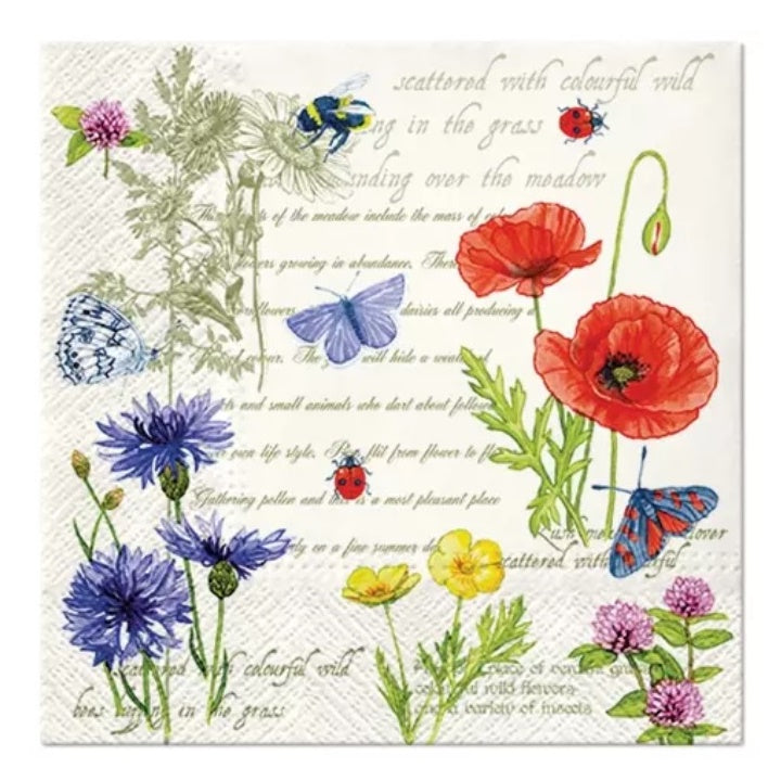 Decoupageservet Nassau Vintage Summer 25 × 25 cm