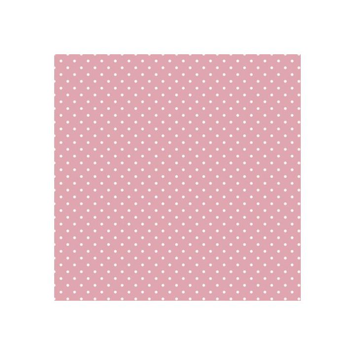 Nassau decoupageservet White Dots on Pink 33 × 33 cm