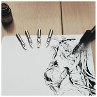 Kalligrafieset 6-delig met pen en 5 penpunten – afbeelding 5