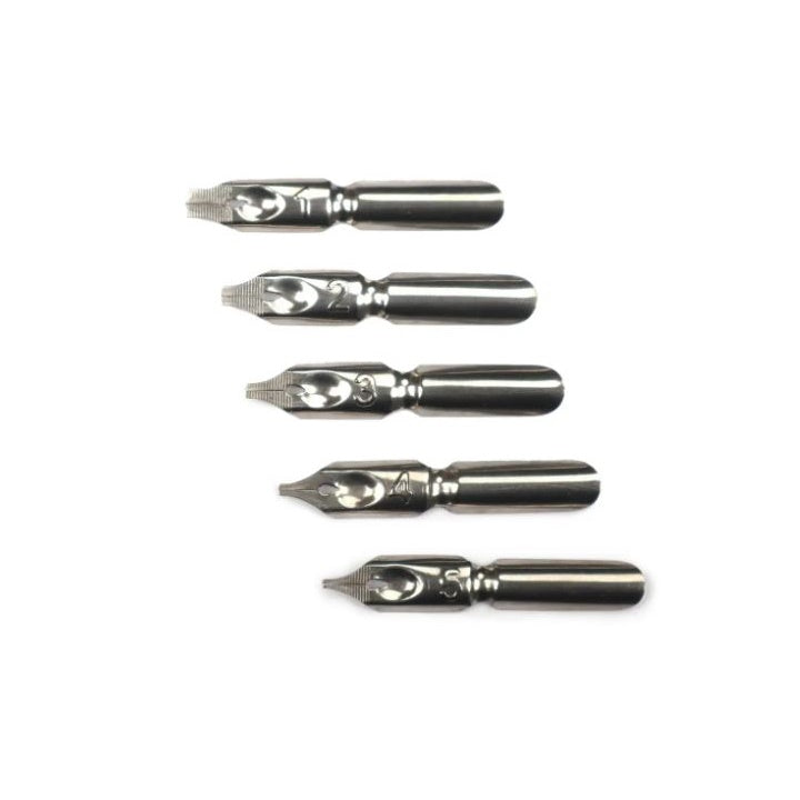 Kalligrafieset 6-delig met pen en 5 penpunten – afbeelding 6