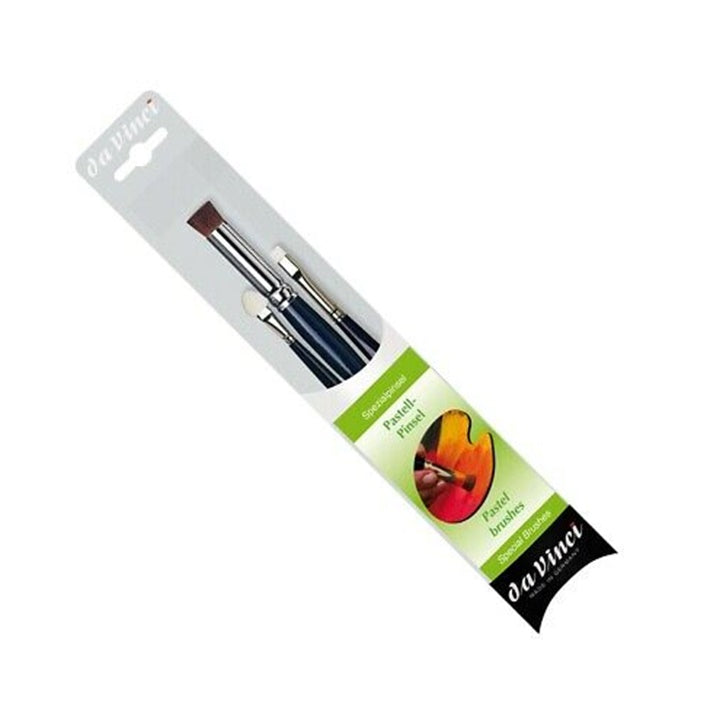 da Vinci penselenset voor pastel met applicator, 3-delig