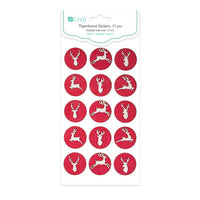 Set of 15 Cardboard Christmas Stickers, image 6