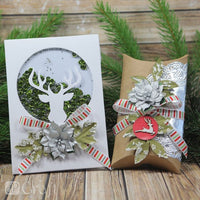Set of 15 Cardboard Christmas Stickers, image 2