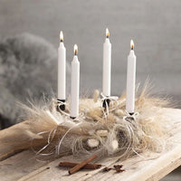 Set of 4 Black Candle Holders — image 1