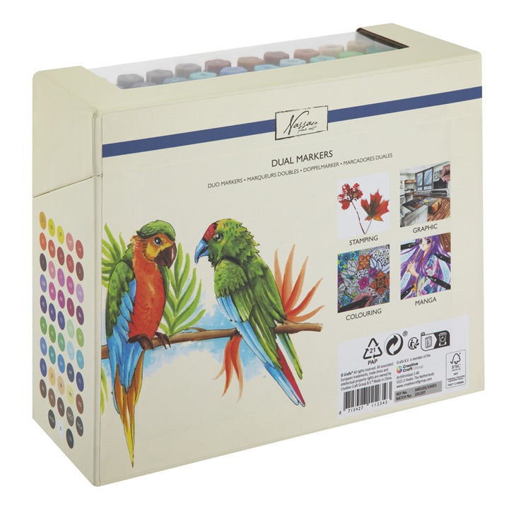 Set of 48 Double-Sided Markers — image 3