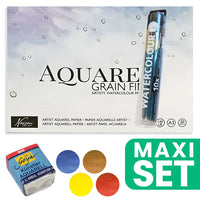 ARTMIE aquarelset met aquarelverf en penseel