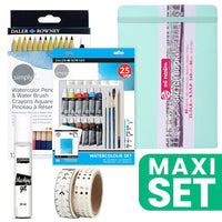 ARTMIE Art-journalset voor aquarel A5 21 × 14,8 cm – Fresh Mint