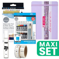 ARTMIE Art-journalset voor aquarel A5 21 × 14,8 cm – Pastelpaars