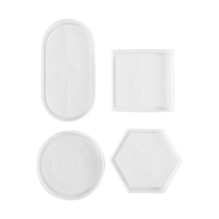 Creativ Company siliconen gietvormen met geometrische vormen, 4 stuks – afbeelding 4