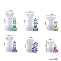Siliconen gietvorm schaakstukken, set van 6 – afbeelding 2