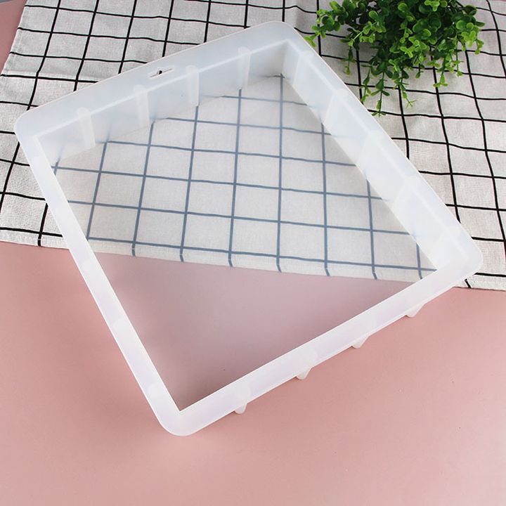 Siliconen gietvorm voor dienbladen, vierkant, 34,1 × 28,3 cm