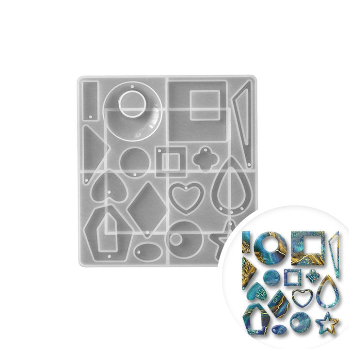 Pentart siliconen gietvorm oorbellen en hangers