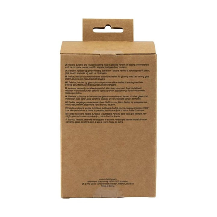 Creativ Company siliconen gietvorm geribbelde cilinder, 12 cm – afbeelding 2