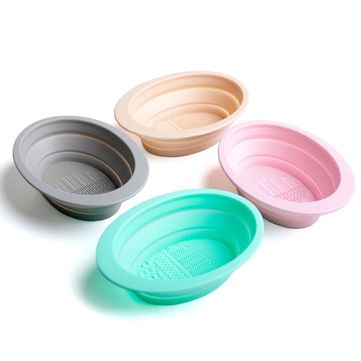Opvouwbare siliconen waterpot voor penselen – afbeelding 5