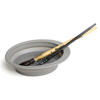 Opvouwbare siliconen waterpot voor penselen – afbeelding 3