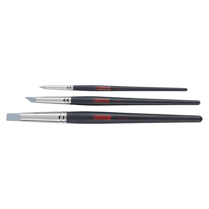 Talens Art Creation siliconen penselen, set van 3 (maat 2, 6, 10)