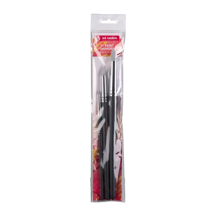 Talens Art Creation siliconen penselen, set van 3 (maat 2, 6, 10) – afbeelding 2