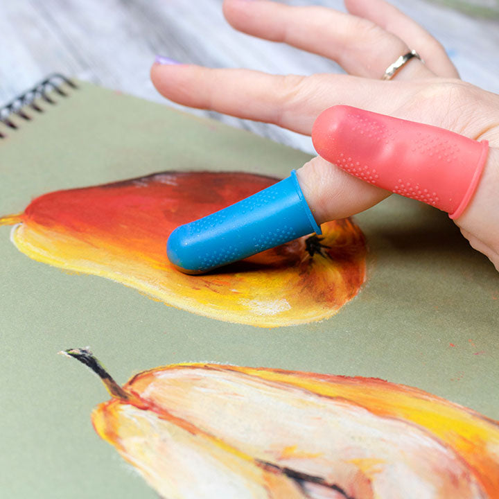 Siliconen vingerbeschermer voor hete lijm, giethars en pastel – afbeelding 4