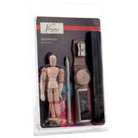 Sketching Set with Mannequin, 11-Piece