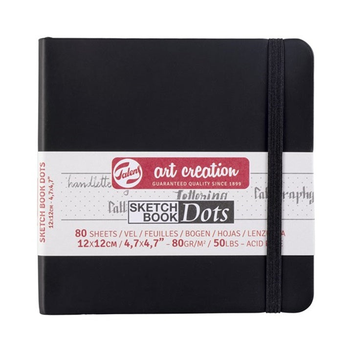Talens Art Creation Dots schetsboek met stippenraster, 80 vel