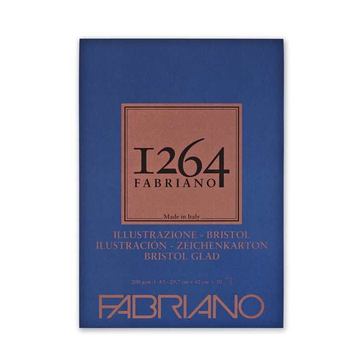 Fabriano 1264 Bristol tekenblok, 50 vel, 200 g/m² – afbeelding 4