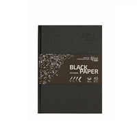 Rosa Studio schetsboek met zwart papier, 96 vel, 80 g/m²