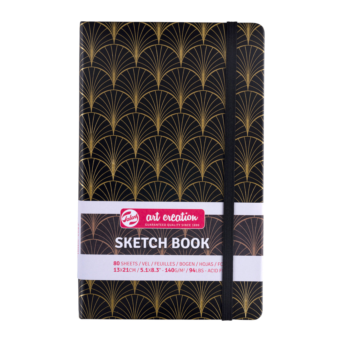 Schetsboek Talens Art Deco met harde kaft 13 × 21 cm – 140 g/m²