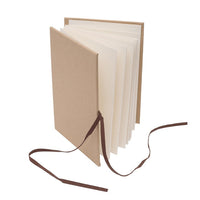 Accordeonalbum scrapbooking kraft 17,5 × 11,5 cm, 18 pagina’s