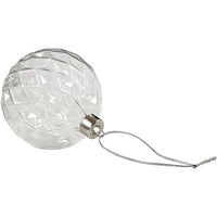 Creativ Company glazen kerstballen helder Ø 7,8 cm, 4 stuks – afbeelding 3