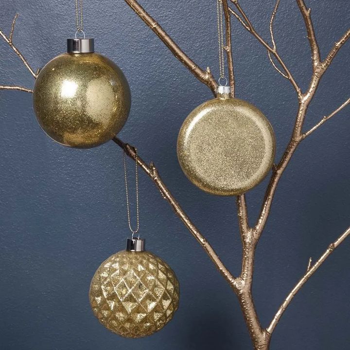 Creativ Company glazen kerstballen helder Ø 7,8 cm, 4 stuks – afbeelding 4
