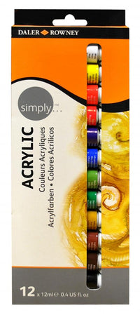 Daler-Rowney Simply acrylverfset 12 × 12 ml