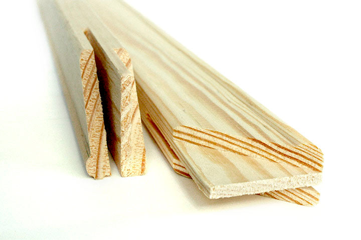 ARTMiE spielatten van sparrenhout, 3,5 × 2 cm, 10–200 cm – afbeelding 2