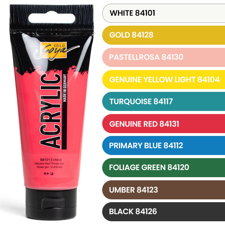 Solo Goya Acrylic Paints - ARTMiE Gold Matches | Set of 10 x 100 ml (2)