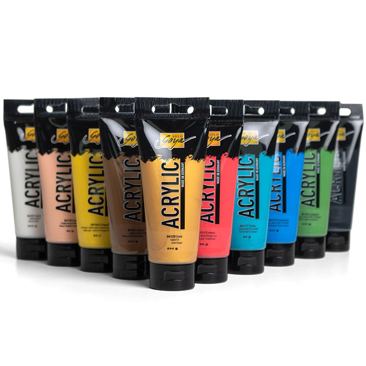 Solo Goya Acrylic Paints - ARTMiE Gold Matches | Set of 10 x 100 ml (3)