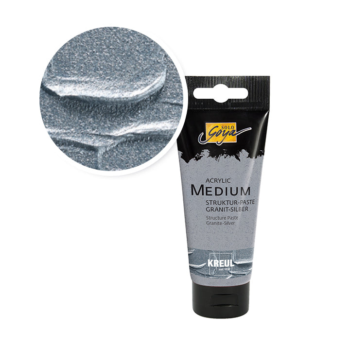 Solo Goya Granite-Silver Texturing Paste 100 ml