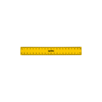 Spoko liniaal 20 cm met afgeschuinde rand, kleurenmix – afbeelding 3